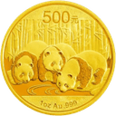Gouden Panda munt 1 troy ounce 1