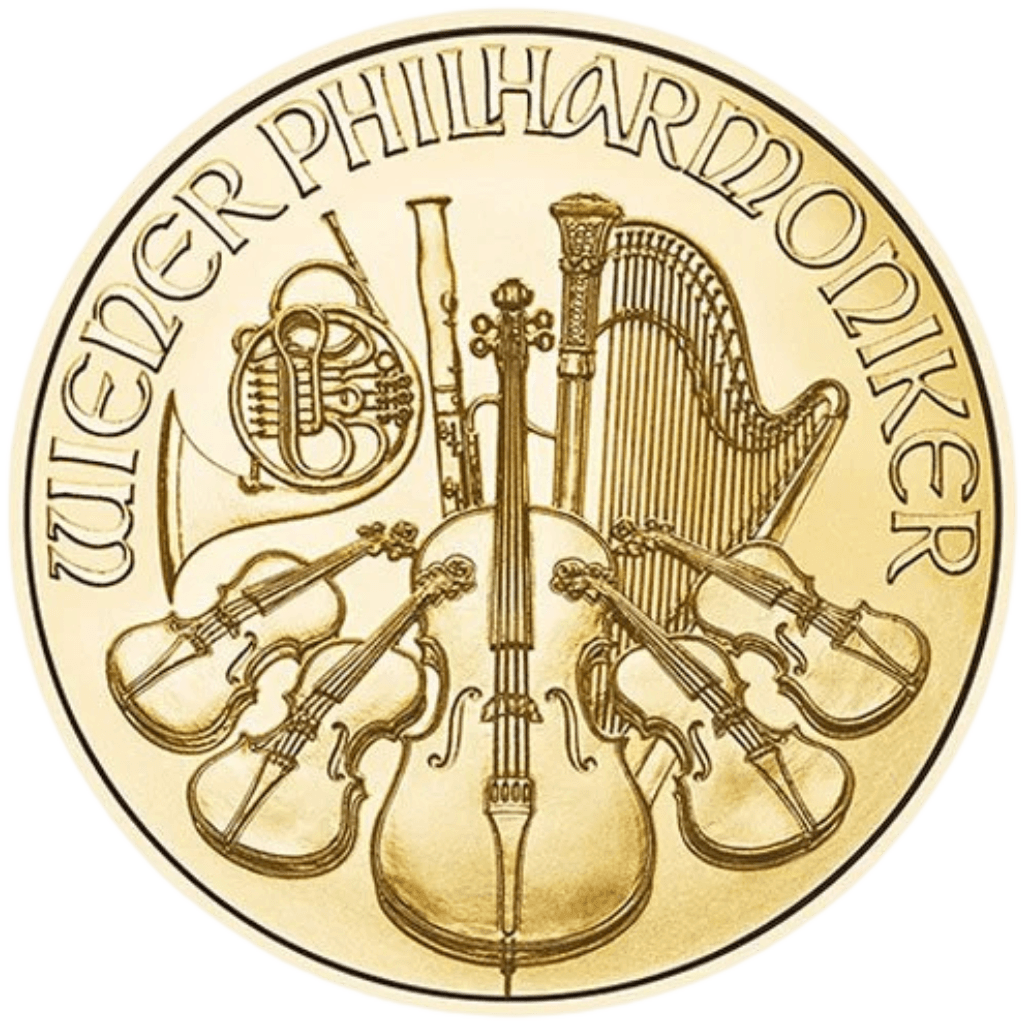 Gouden Philharmoniker munt 1 troy ounce