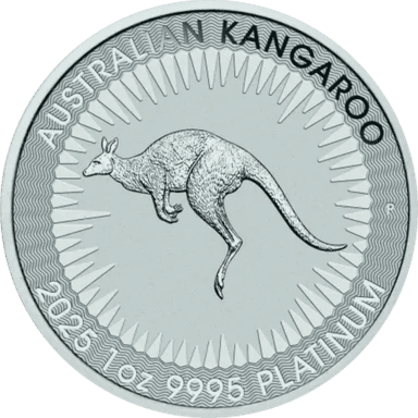 Platina Kangaroo munt 1 troy ounce