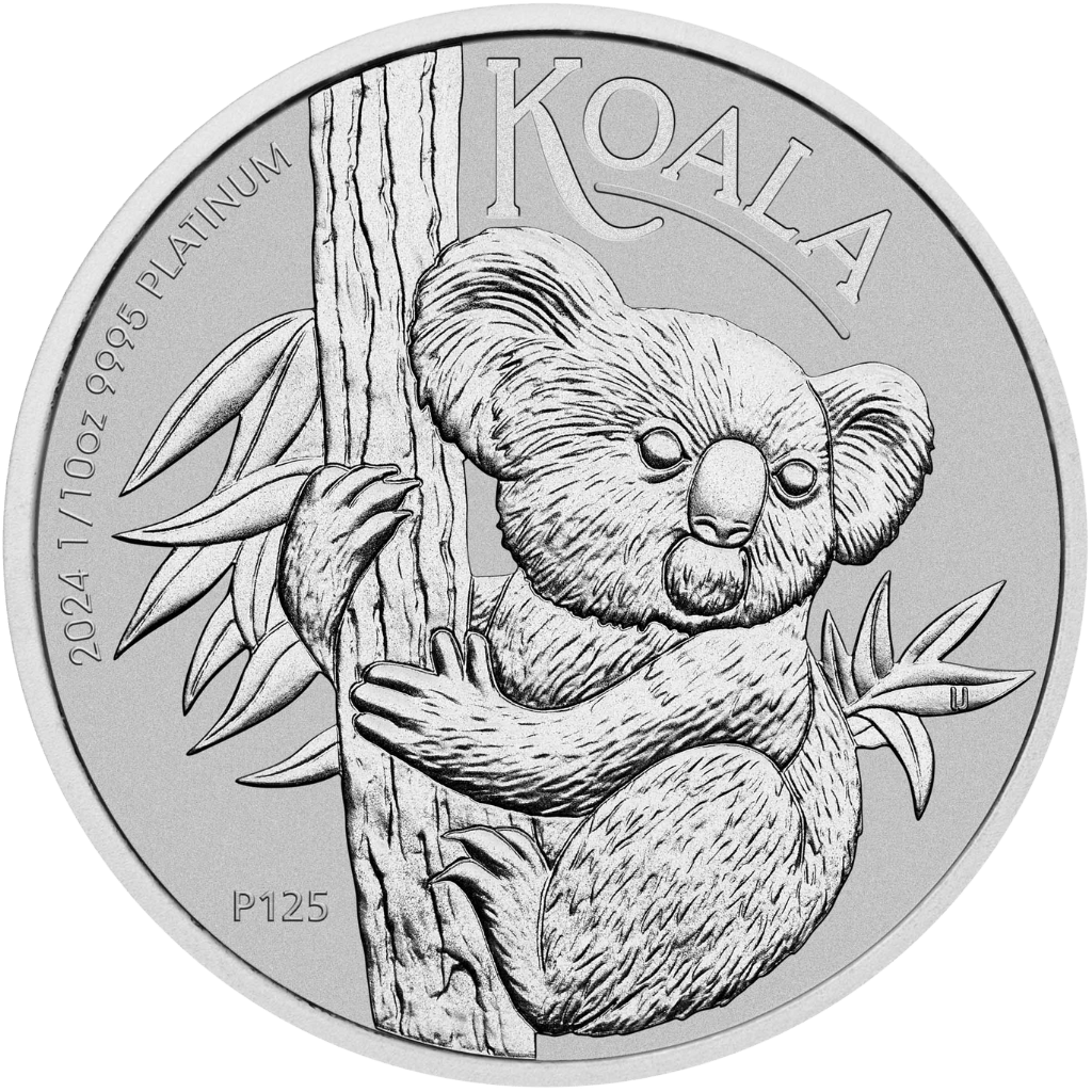 Platina Koala munt 1/10 troy ounce