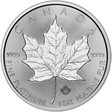 Platina munt divers 1 troy ounce