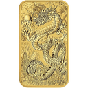 Gouden Rectangular Dragon munt 1 troy ounce 1