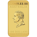 Gouden Rectangular Dragon munt 1 troy ounce 2