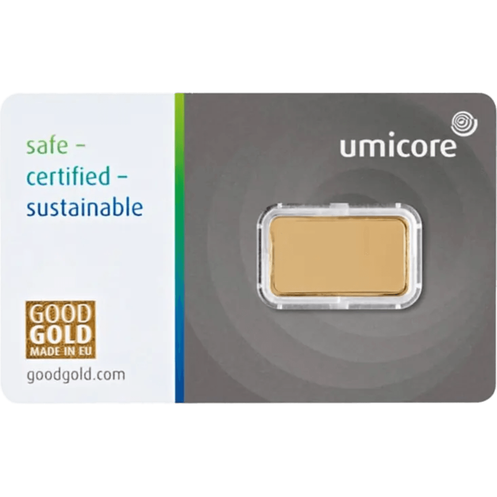 Umicore goudbaar 2,5 gram