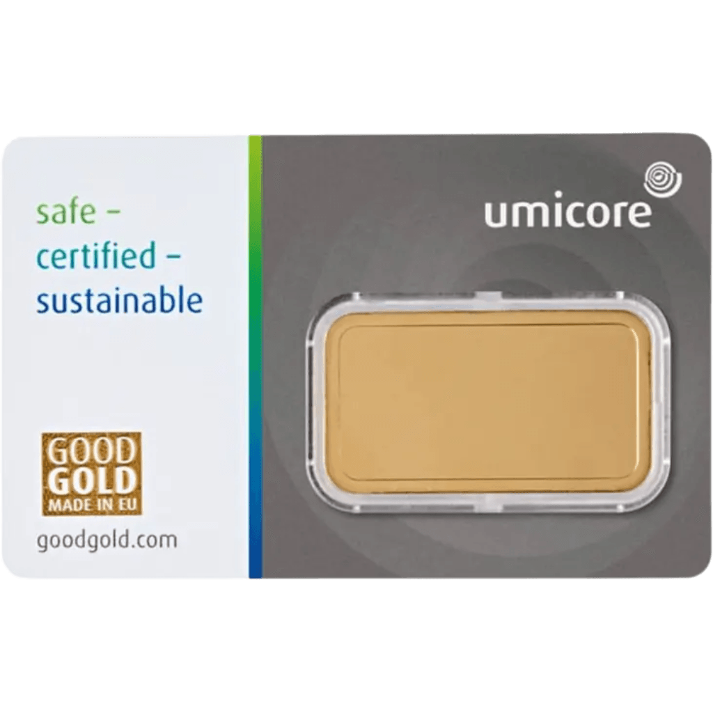 Umicore goudbaar 20 gram