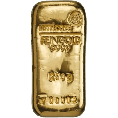 Umicore goudbaar 250 gram