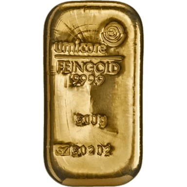 Umicore goudbaar 500 gram