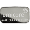 Umicore zilverbaar 50 gram 2