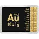 Valcambi CombiBar 10 x 1 gram goud 1