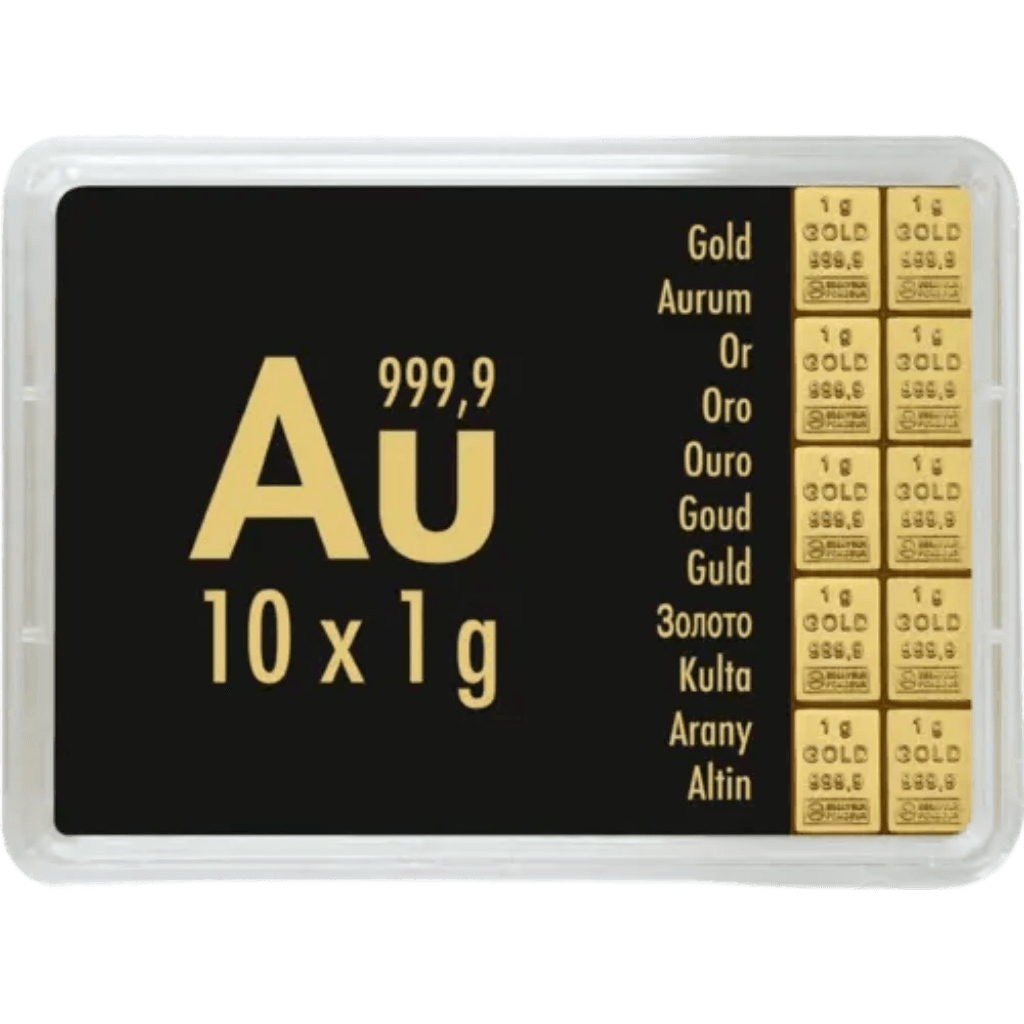 Valcambi CombiBar 10 x 1 gram goud