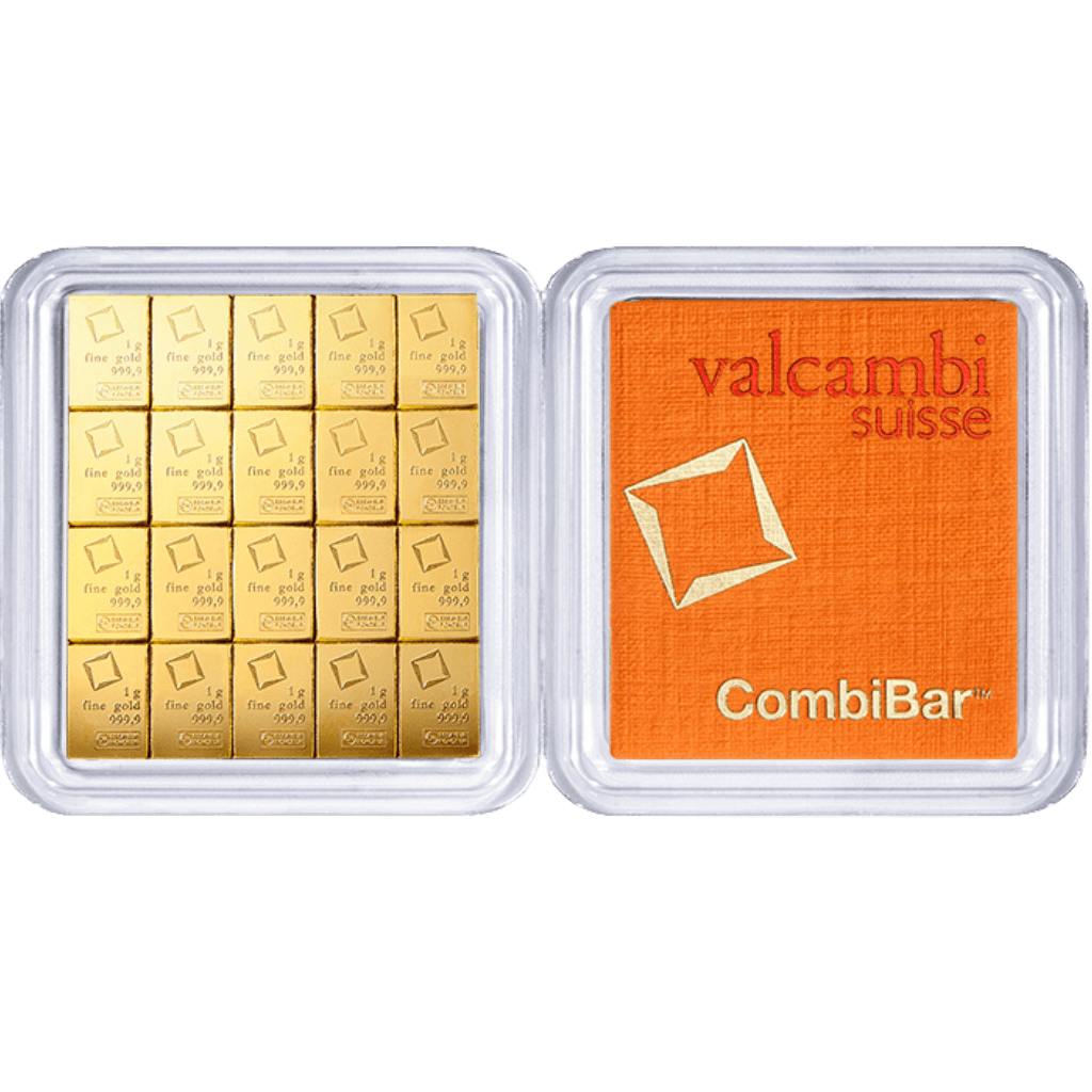 Valcambi CombiBar 20 x 1 gram goud