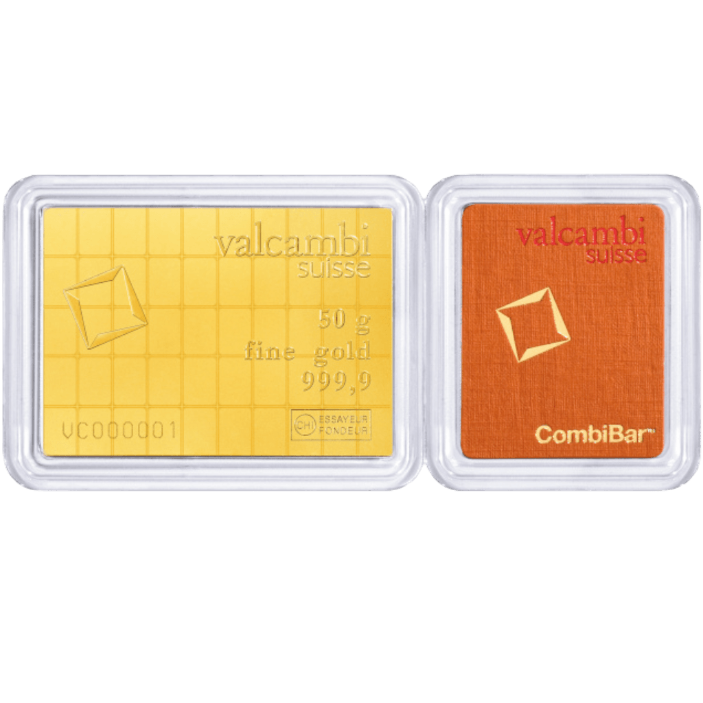 Valcambi CombiBar 50 x 1 gram goud