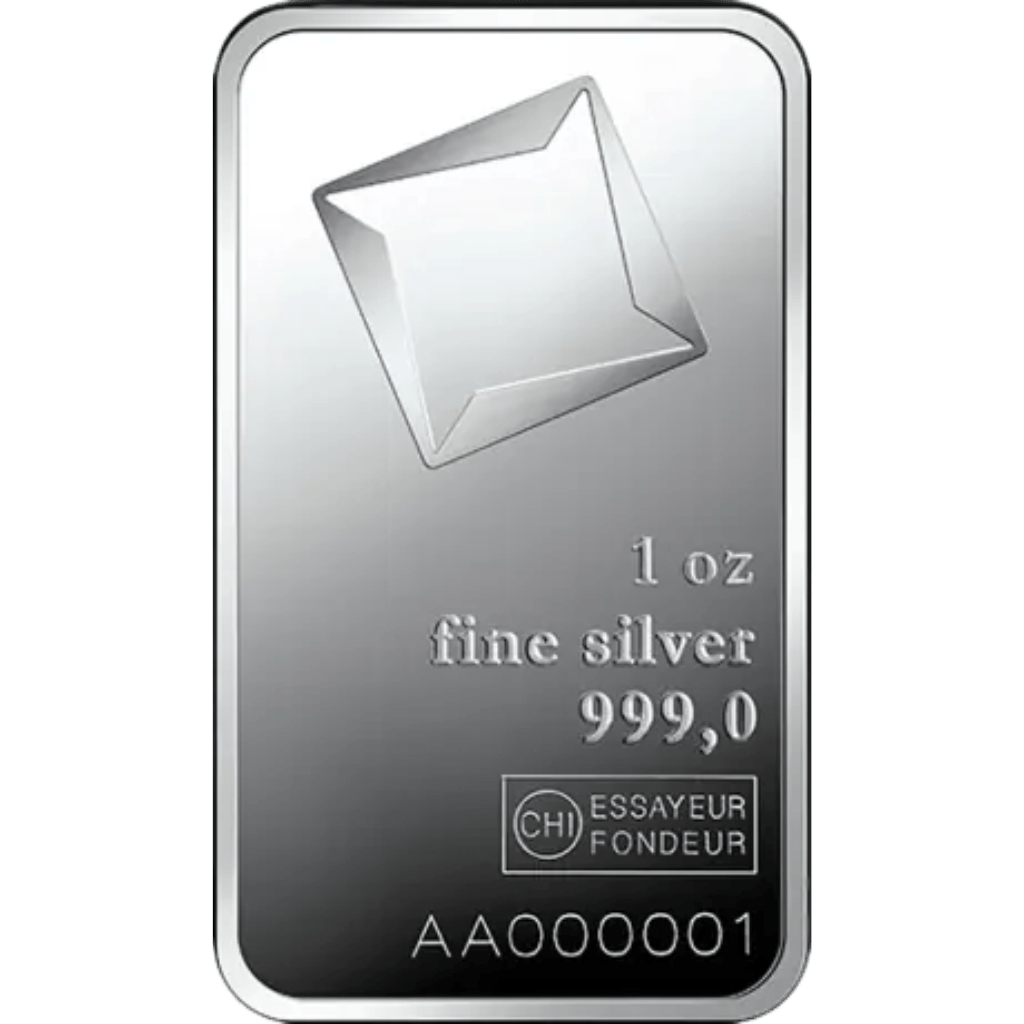 Zilverbaar divers 1 troy ounce