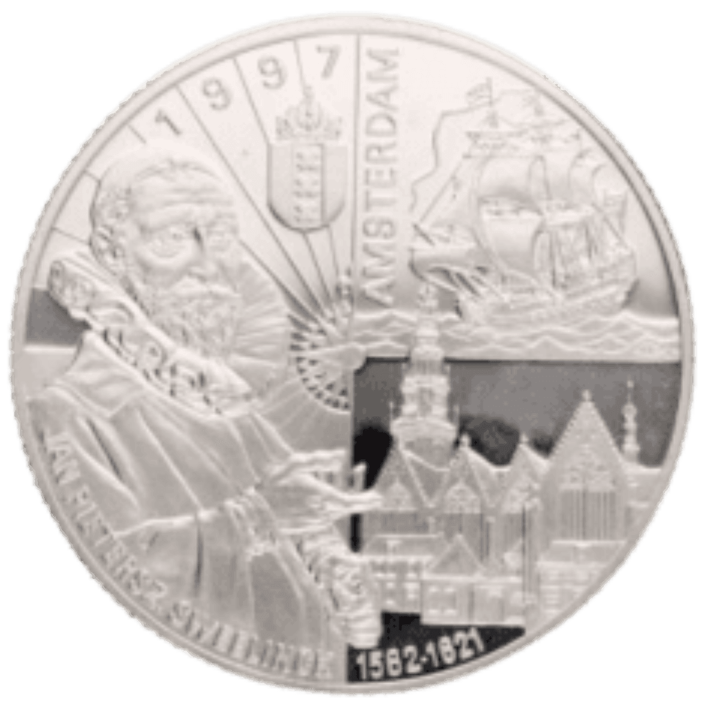 Zilveren 200 euro munt 5 troy ounce