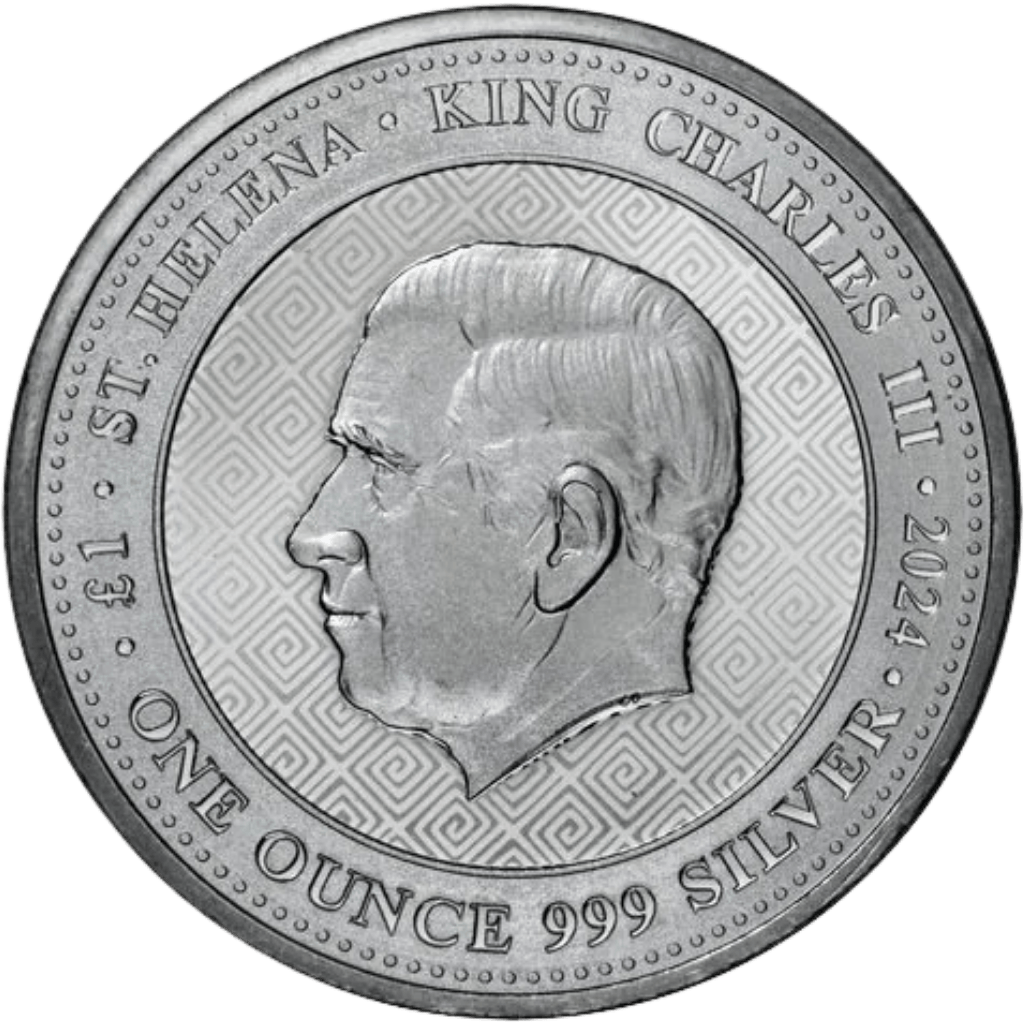 Zilveren St. Helena Athenian Owl munt 1 troy ounce