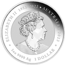 Zilveren Australian Brumby munt 1 troy ounce 2