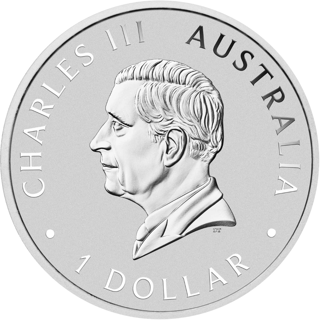 Zilveren Australische Emu munt 1 troy ounce