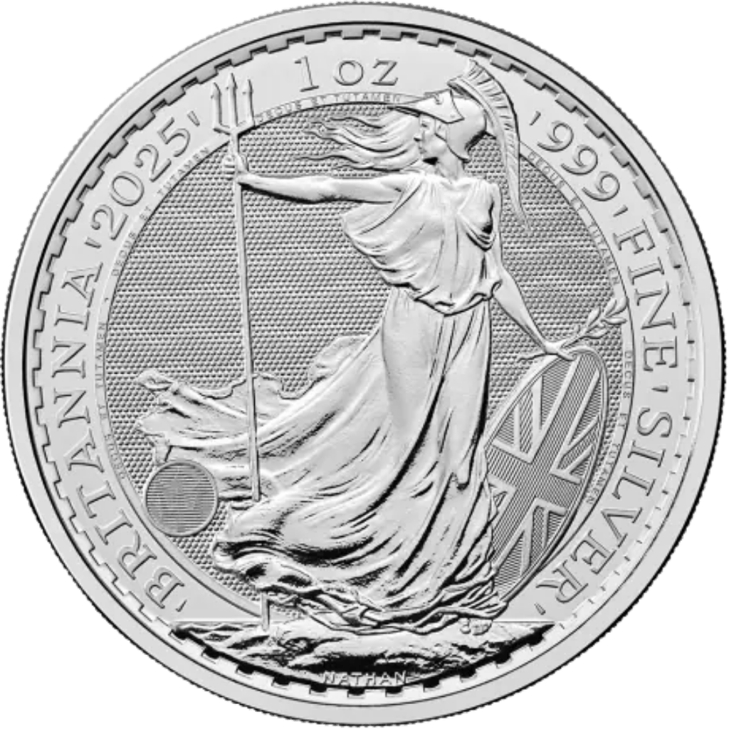 Zilveren Britannia munt 1 troy ounce