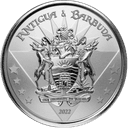 Zilveren Coat of Arms Antigua & Barbuda munt 1 troy ounce 1