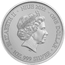 Zilveren Cougar vs Bear munt 1 troy ounce 2