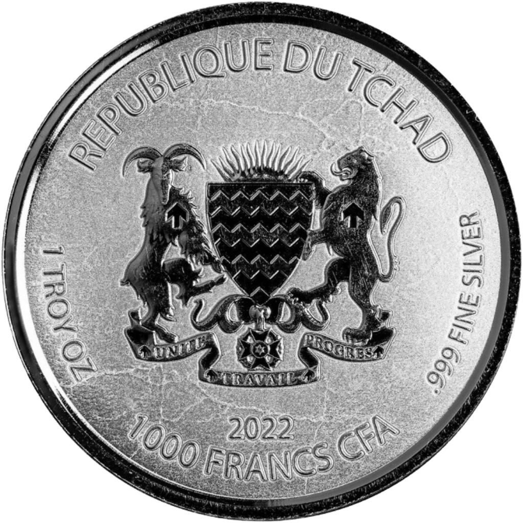 Zilveren Egyptian Relics Kek munt 1 troy ounce