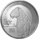 Zilveren Ghana Leopard munt 1 troy ounce 1