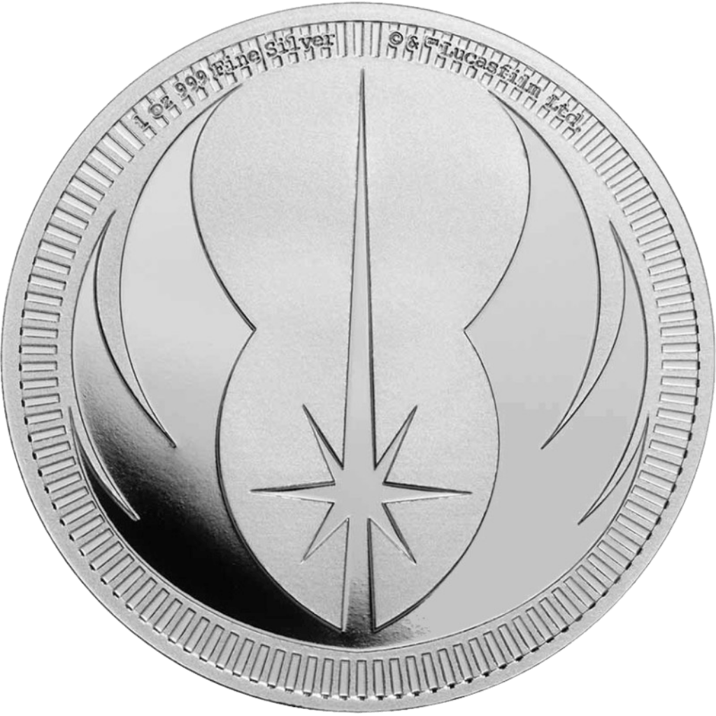 Zilveren Star Wars Jedi Order munt 1 troy ounce