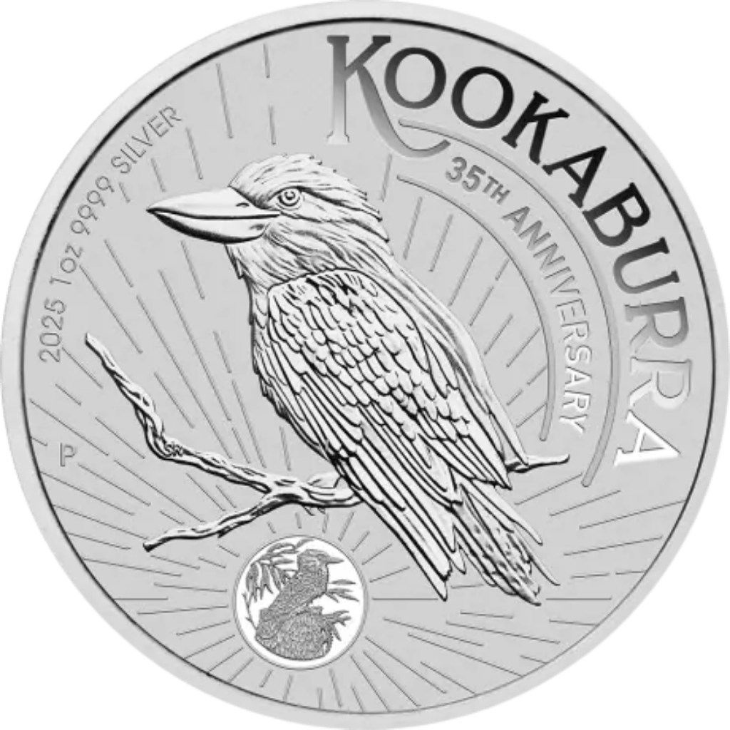 Zilveren Kookaburra munt 1 troy ounce