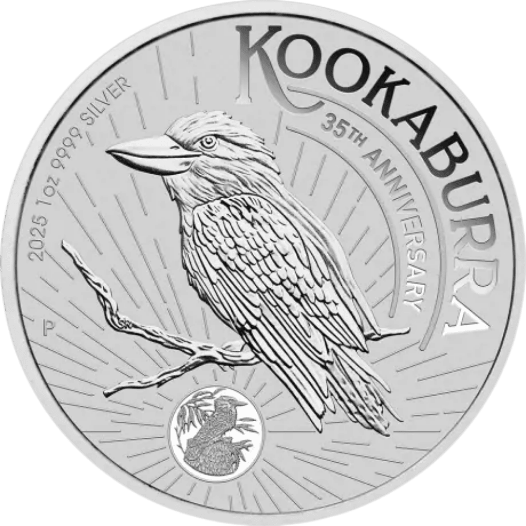 Zilveren Kookaburra munt 1 troy ounce