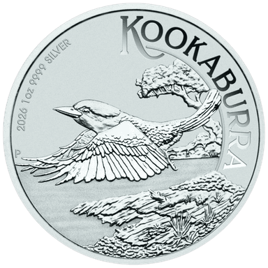 Zilveren Kookaburra munt 1 troy ounce