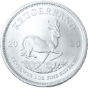 Zilveren Krugerrand munt 1 troy ounce 1