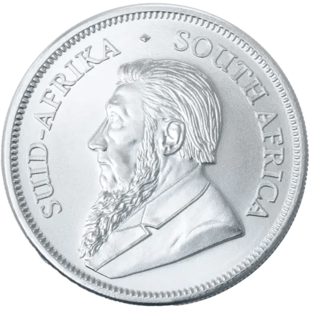 Zilveren Krugerrand munt 1 troy ounce