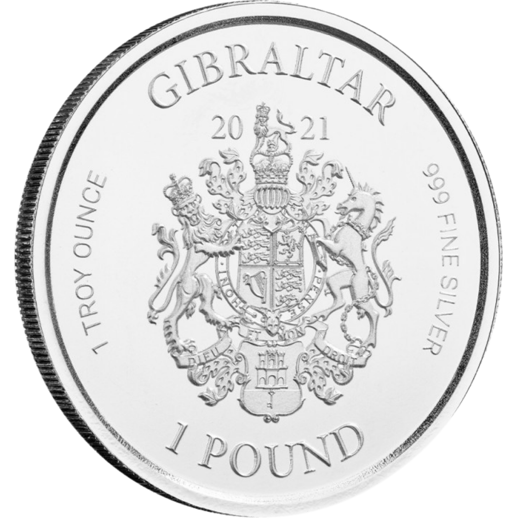 Zilveren Lady Justice munt 1 troy ounce