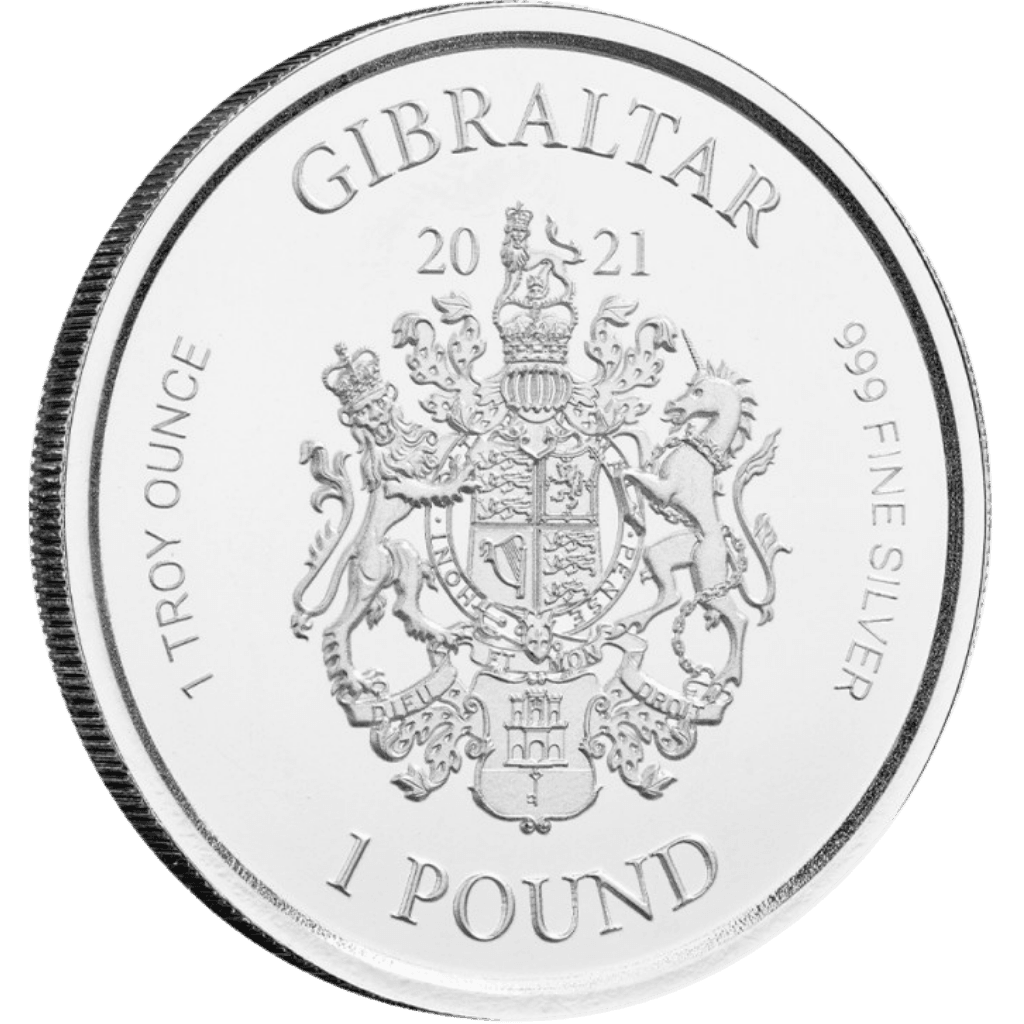 Zilveren Lady Justice munt 1 troy ounce