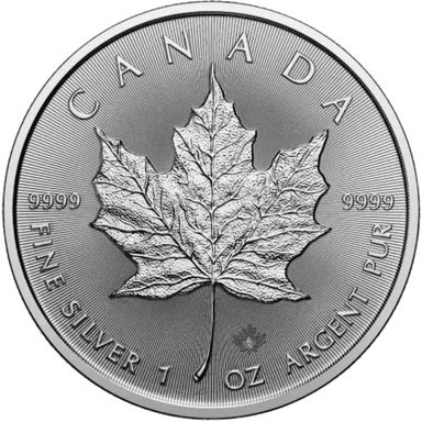 Zilveren Maple Leaf munt 1 troy ounce