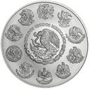 Zilveren Mexican Libertad munt 5 troy ounce 2