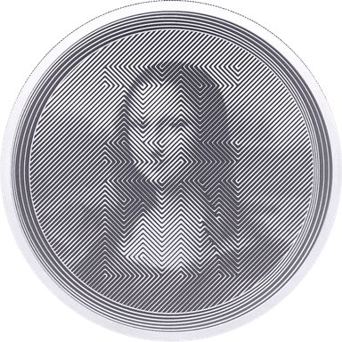 Zilveren Mona Lisa munt 1 troy ounce