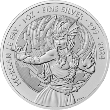 Zilveren Myths & Legends Morgan munt 1 troy ounce