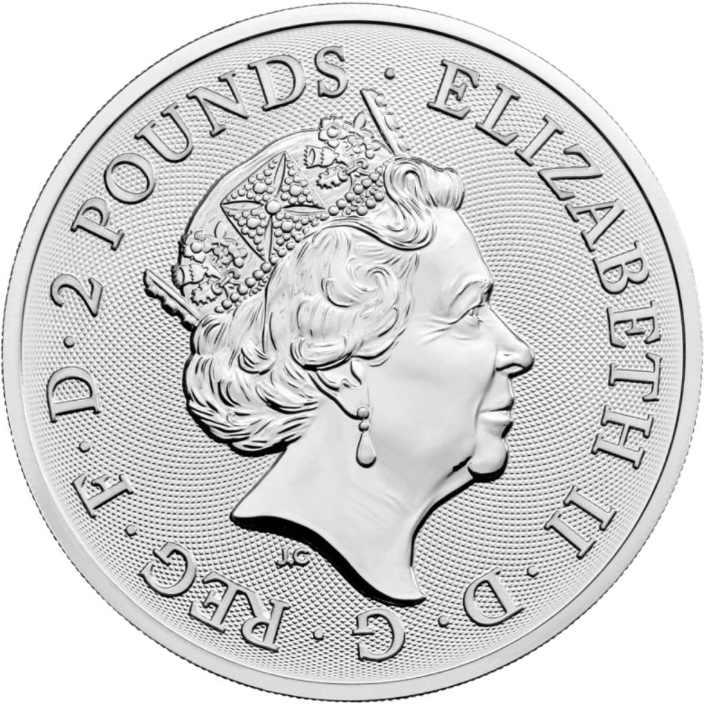 Zilveren Myths & Legends King Arthur munt 1 troy ounce