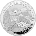 Zilveren Noahs Ark munt 1 troy ounce 1