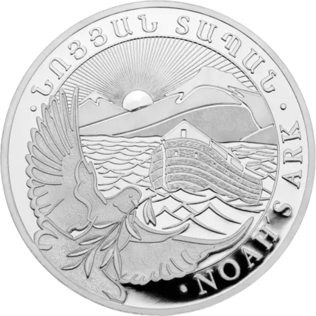Zilveren Noahs Ark munt 1 troy ounce