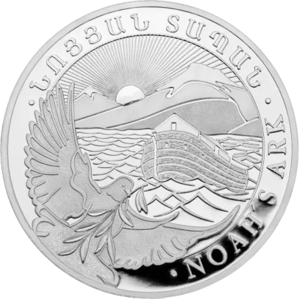 Zilveren Noahs Ark munt 1 troy ounce
