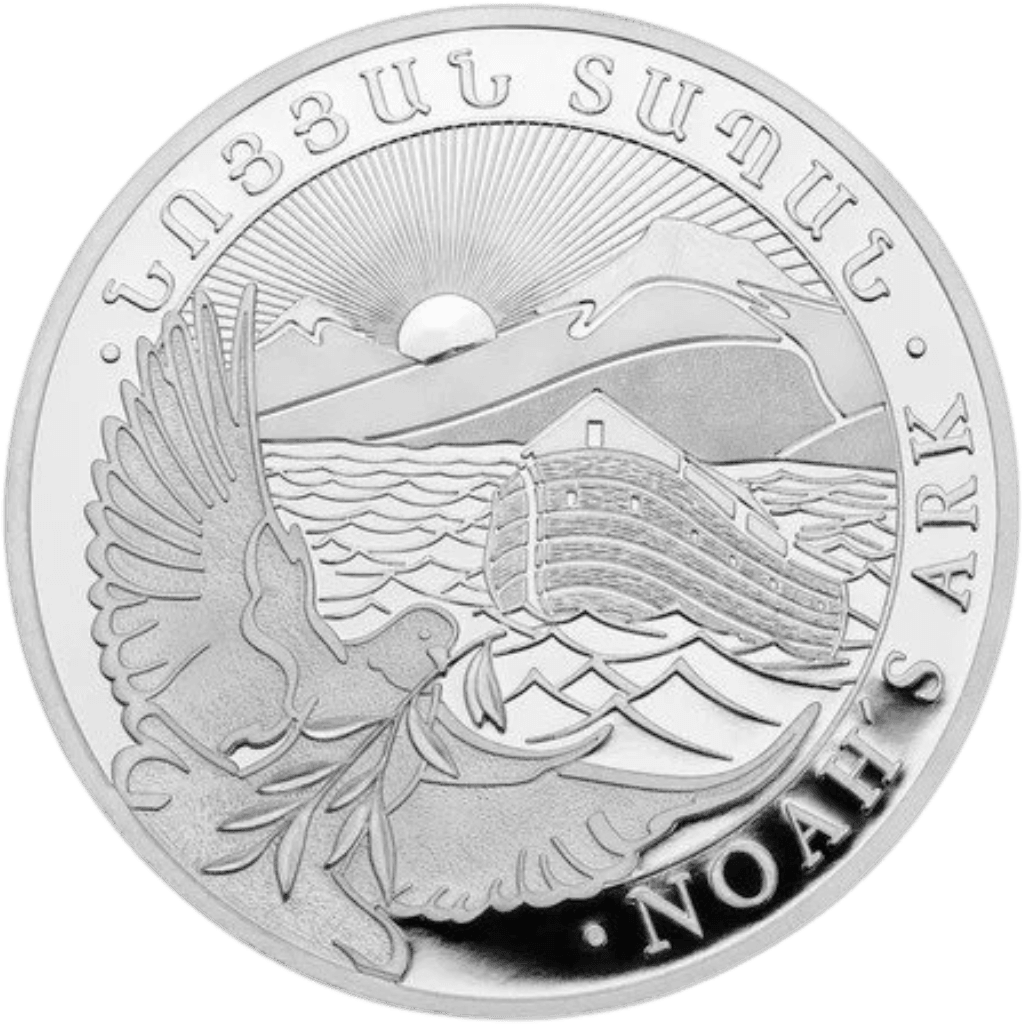 Zilveren Noahs Ark munt 10 troy ounce