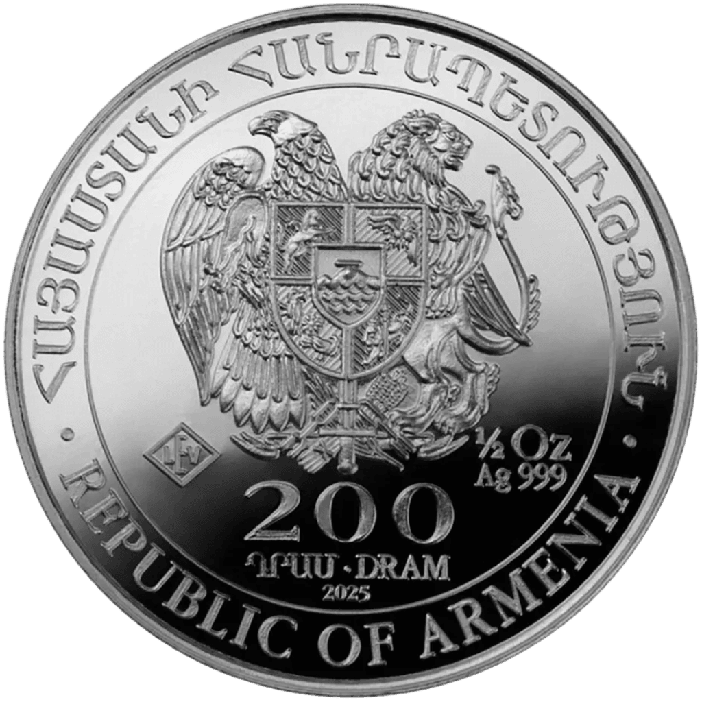 Zilveren Noahs Ark munt 1/2 troy ounce