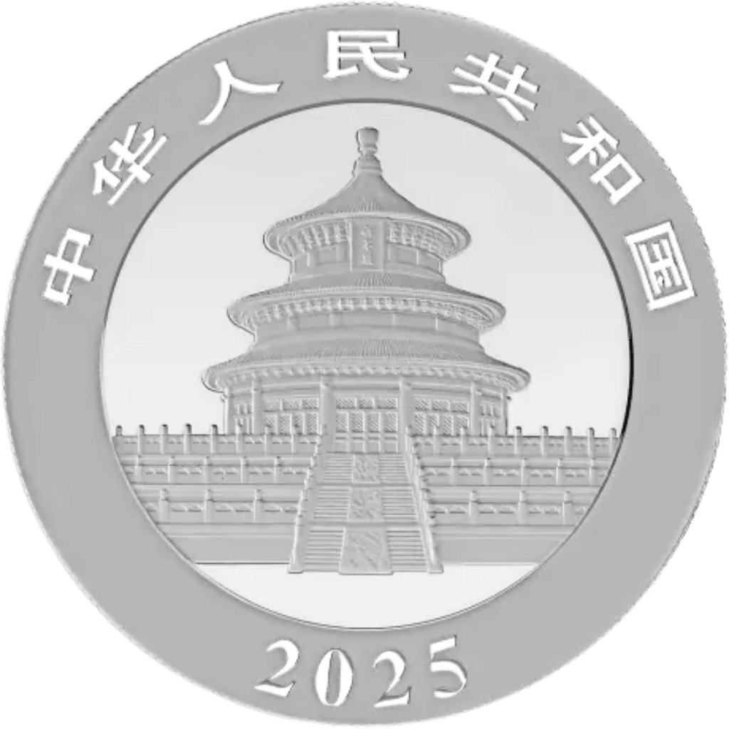 Zilveren panda munt 30 gram