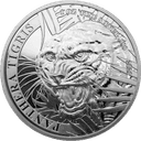 Zilveren Panthera Tigris munt 1 troy ounce 1