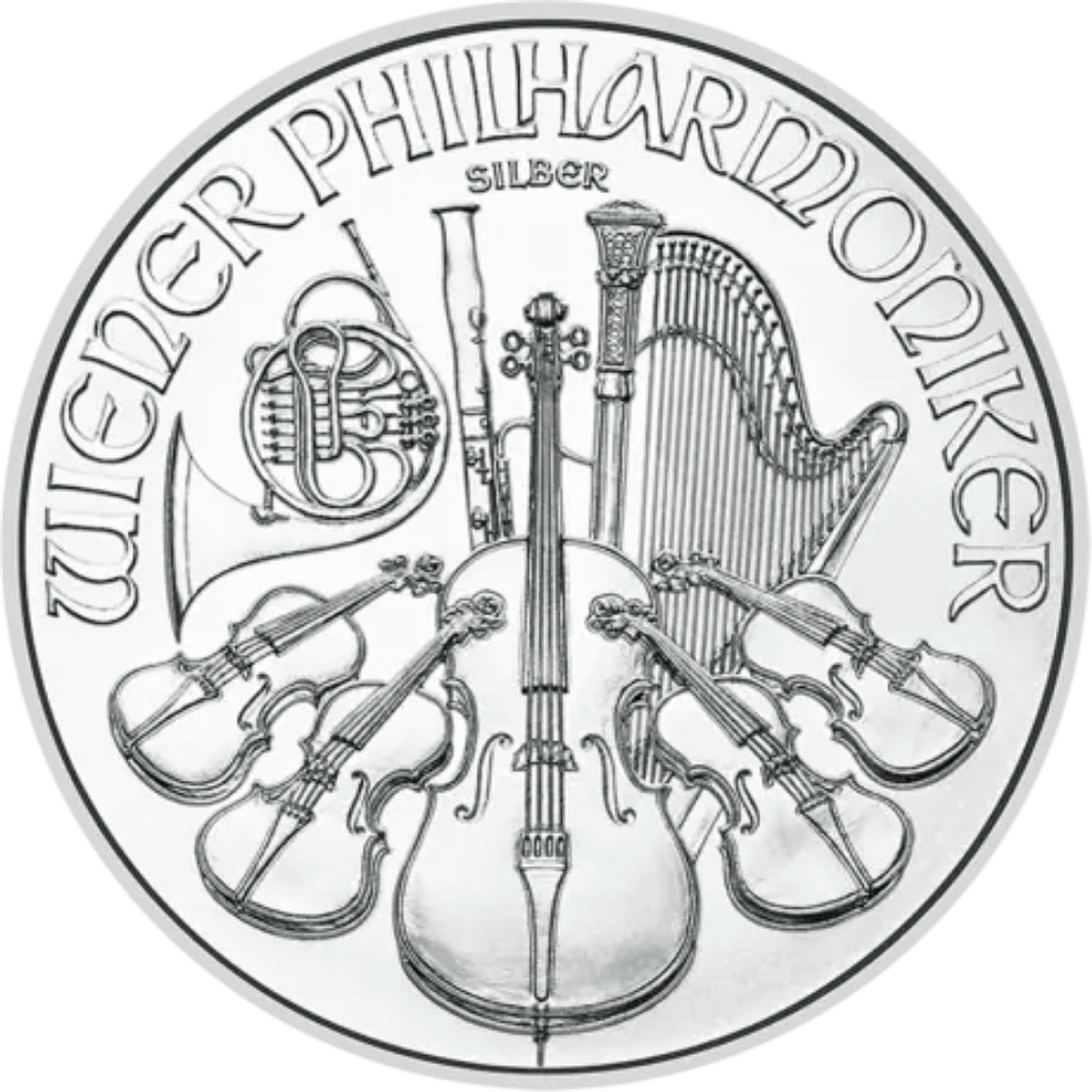 Monsterbox zilveren Philharmoniker munt 1 troy ounce