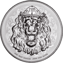 Zilveren Roaring Lion munt 1 troy ounce 1