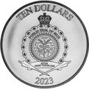 Zilveren Roaring Lion munt 1 troy ounce 2