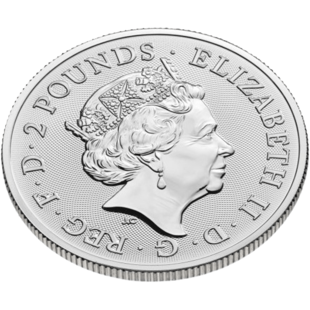 Zilveren The Rolling Stones munt 1 troy ounce